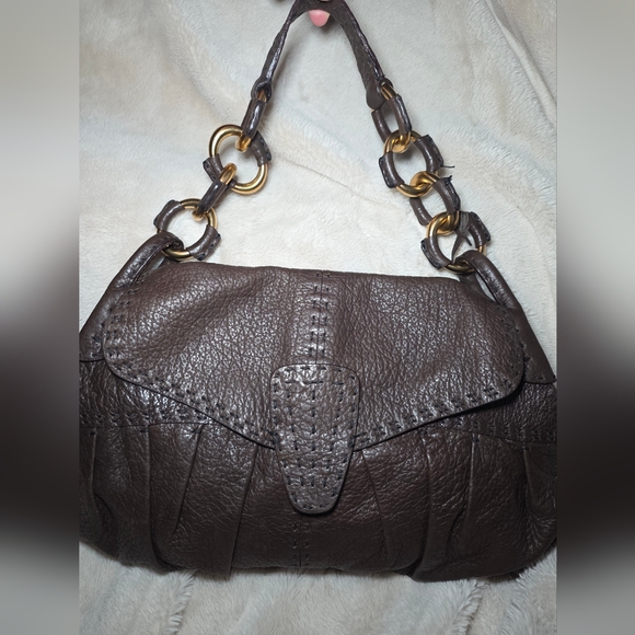 Valentino Garavani Handbags - Valentino Garavani Couture - Red Label: Brown Leather Shoulder Bag | Italy